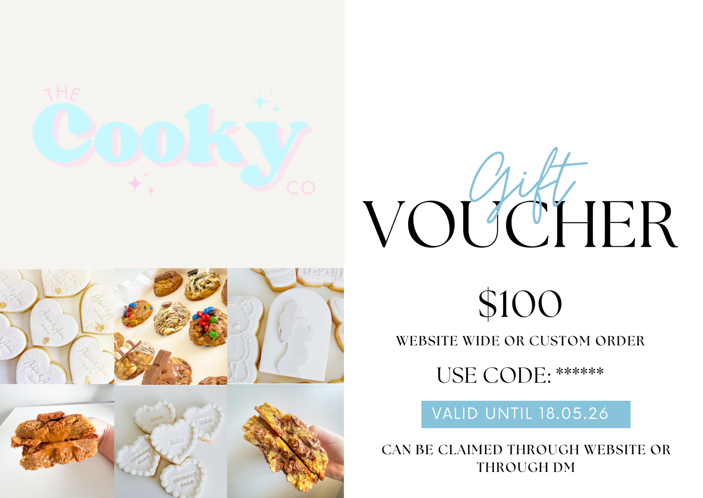 The Cooky Co Gift Voucher