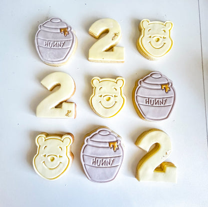 WINNIE THE POOH BIRTHDAY SUGAR COOKIE PACK