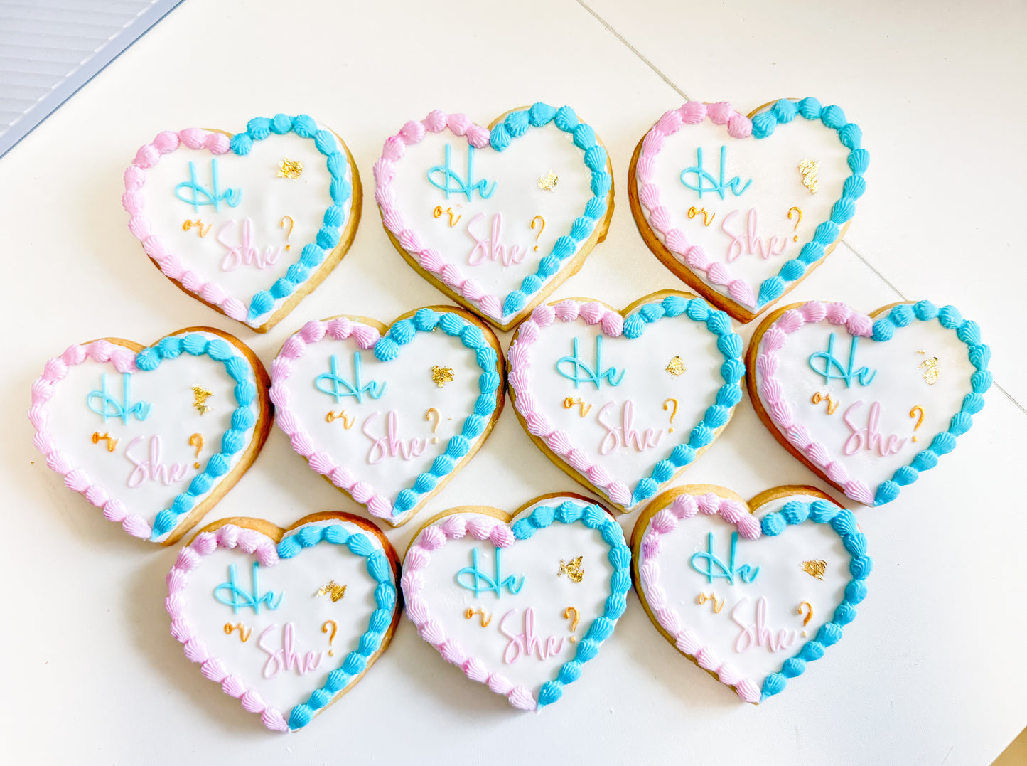 GENDER REVEAL SUGAR COOKIES