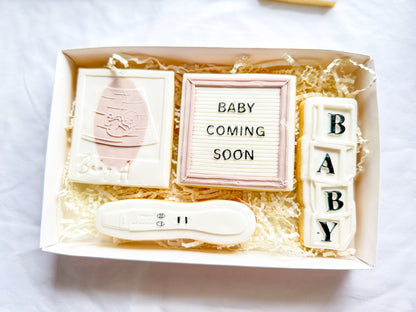 PREGNANCY ANNOUNCEMENT SUGAR COOKIE PACK